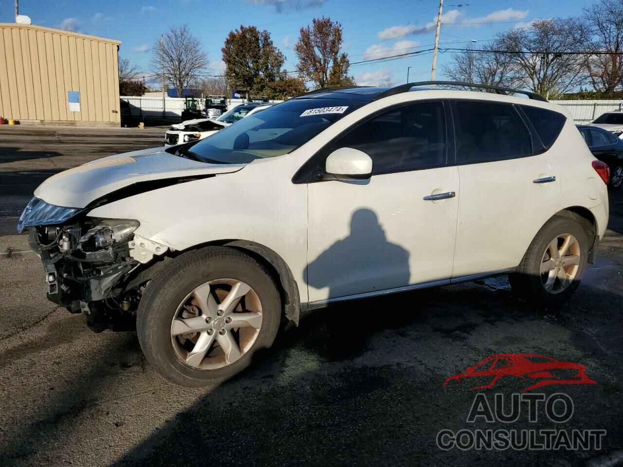 NISSAN MURANO 2009 - JN8AZ18W29W154118