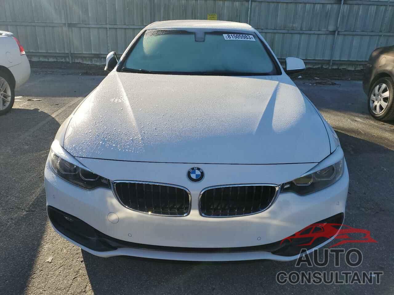 BMW 4 SERIES 2018 - WBA4Z1C56JEC71217