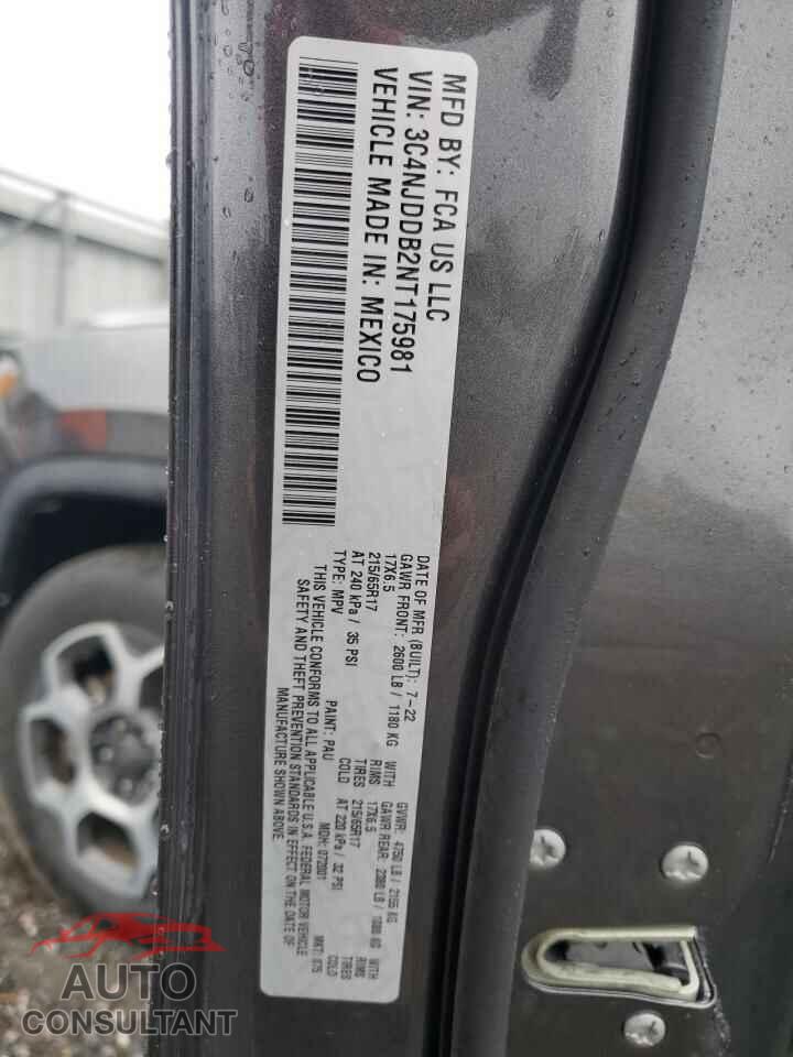 JEEP COMPASS 2022 - 3C4NJDDB2NT175981