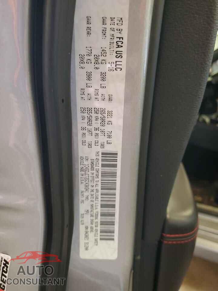DODGE DURANGO 2016 - 1C4SDJCT2GC430341
