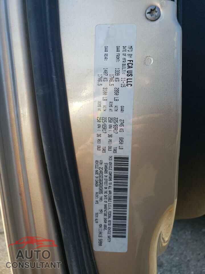DODGE CARAVAN 2016 - 2C4RDGEG6GR203095