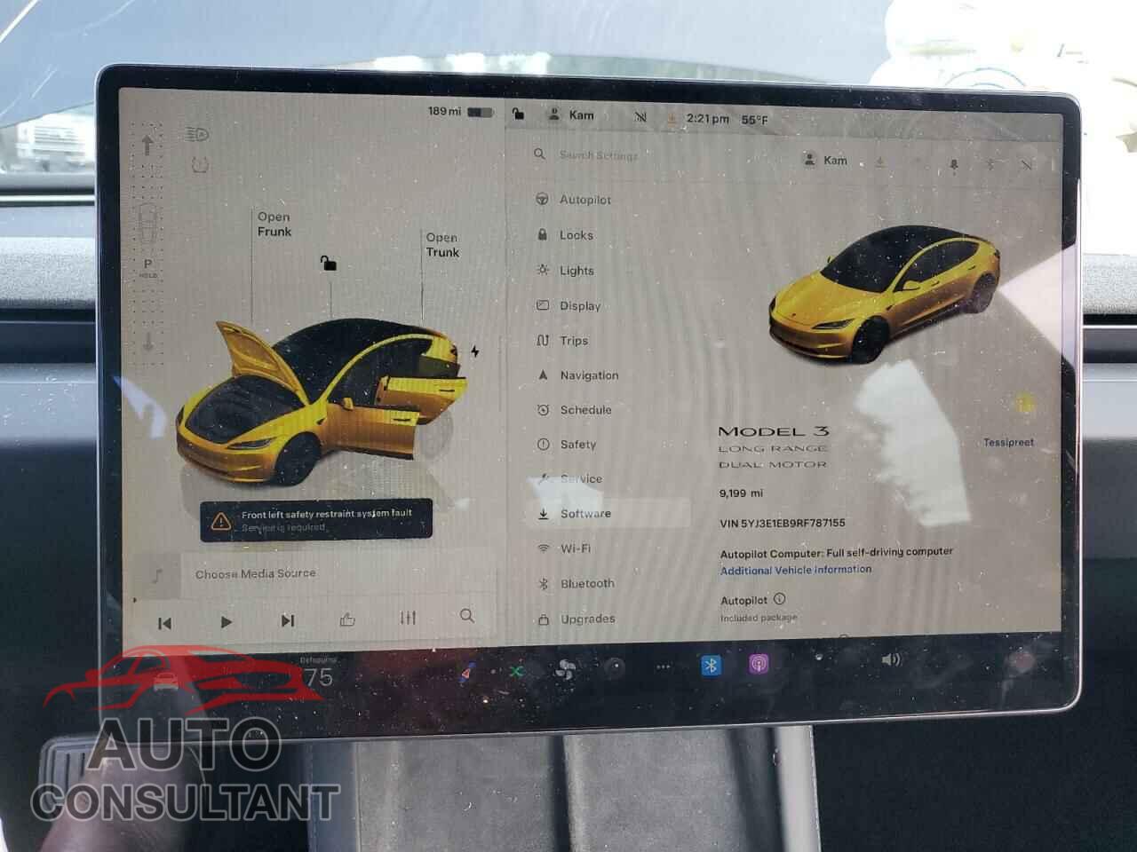 TESLA MODEL 3 2024 - 5YJ3E1EB9RF787155