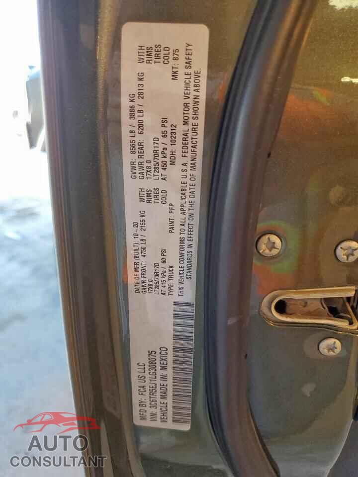 RAM 2500 2020 - 3C6TR5EJ1LG308075