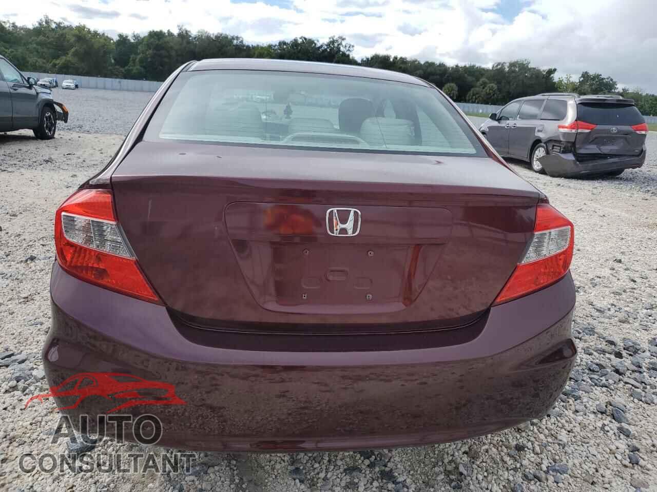 HONDA CIVIC 2012 - 19XFB2F59CE062737