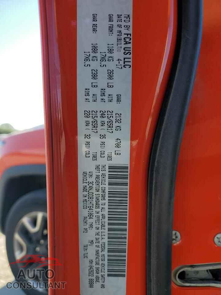 JEEP COMPASS 2017 - 3C4NJDDB1HT641064