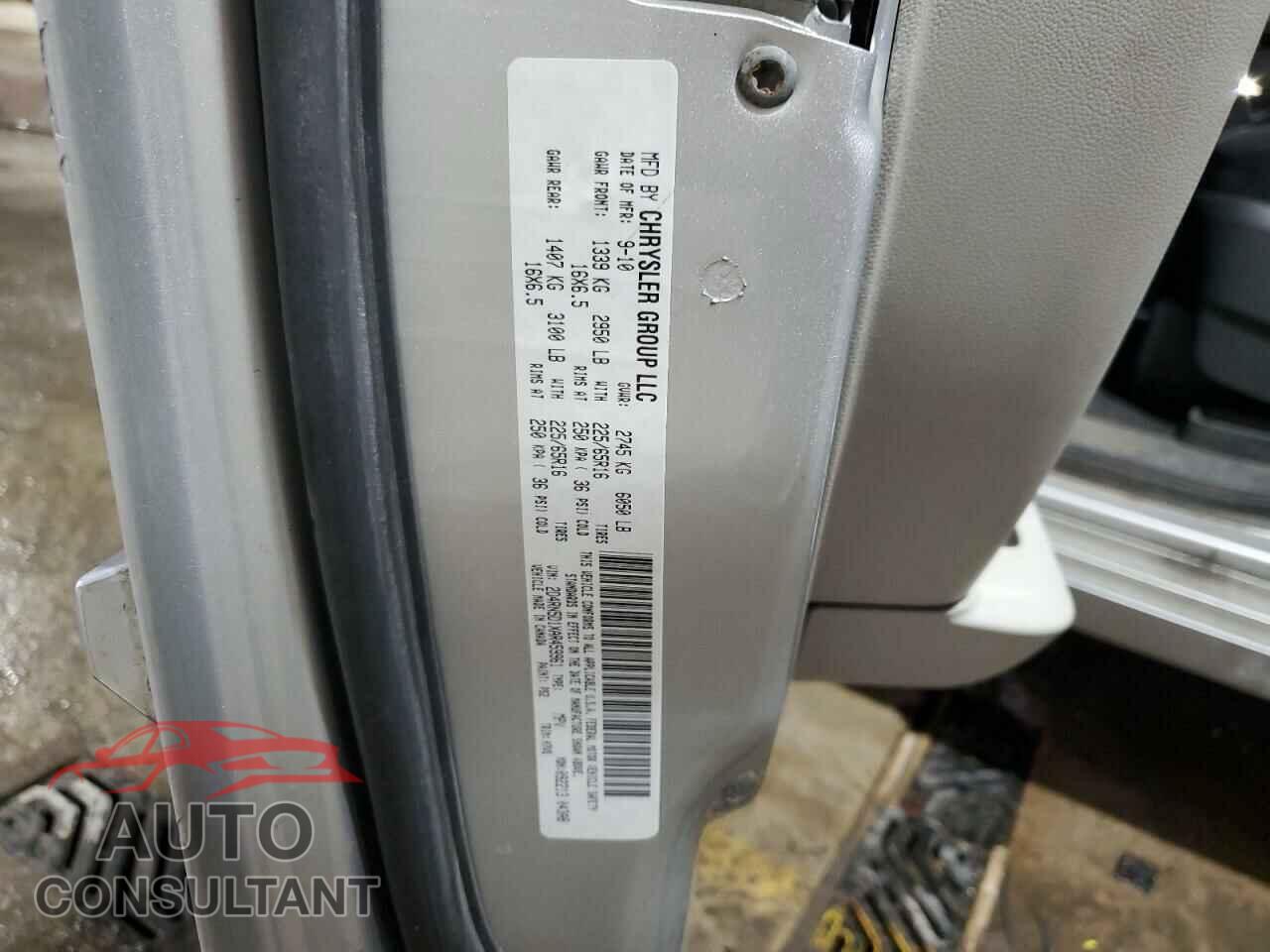 DODGE CARAVAN 2010 - 2D4RN5D1XAR459961