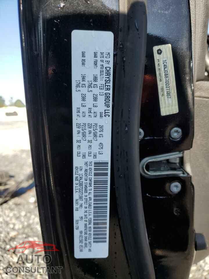 JEEP COMPASS 2013 - 1C4NJDBB7DD271807