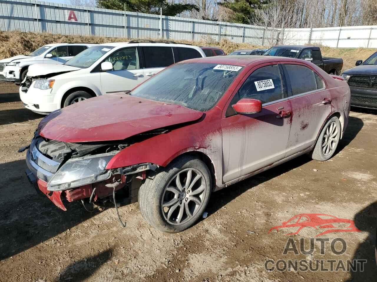 FORD FUSION 2012 - 3FAHP0JG6CR168259