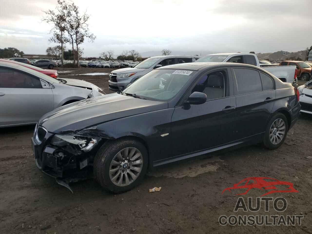 BMW 3 SERIES 2009 - WBAPH57509NM32686