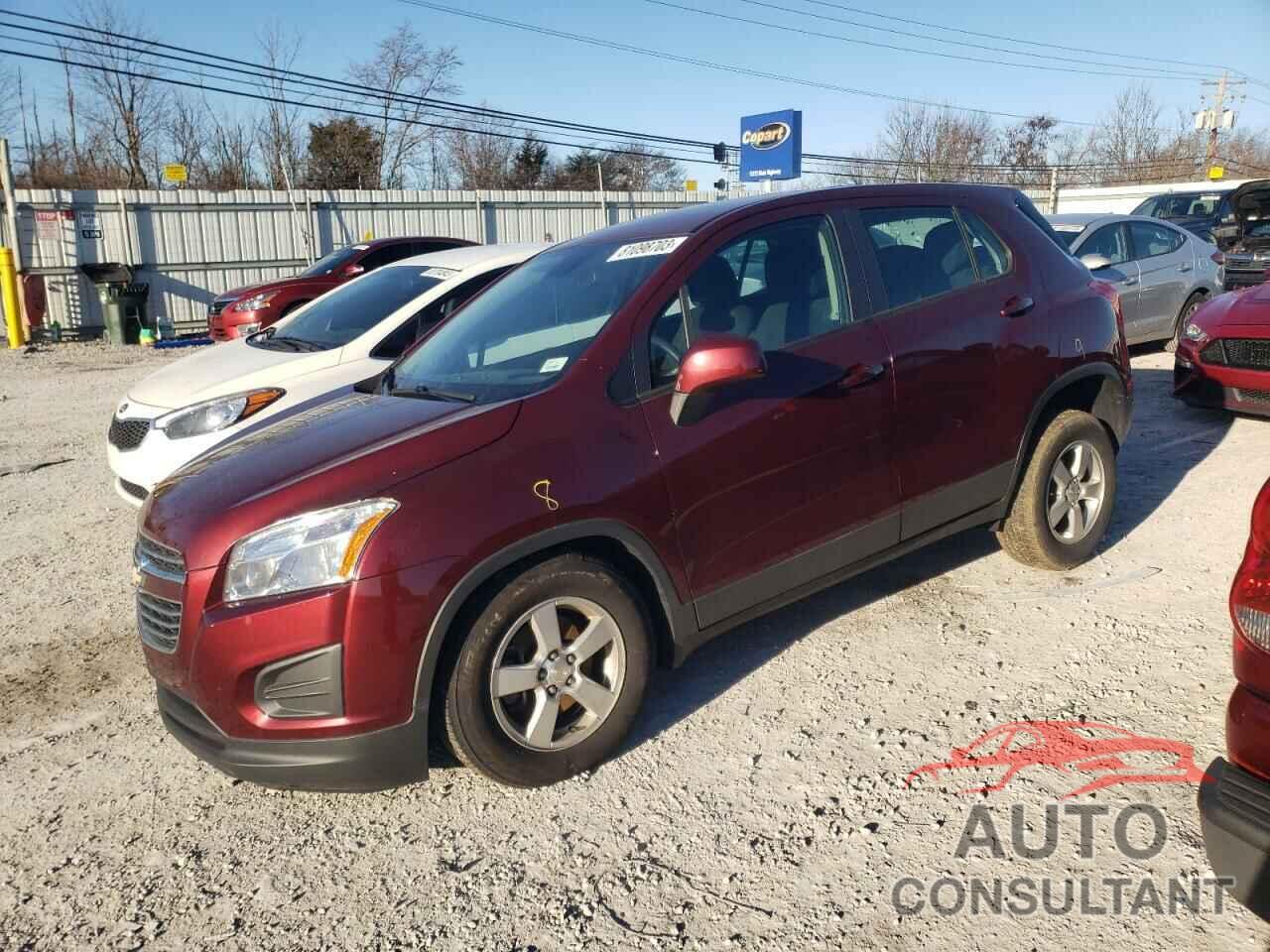 CHEVROLET TRAX 2016 - 3GNCJNSB0GL267780