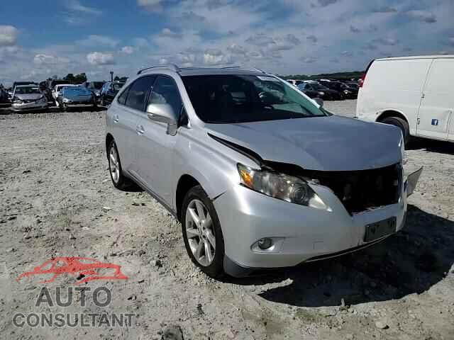 LEXUS RX350 2010 - 2T2BK1BA7AC052629