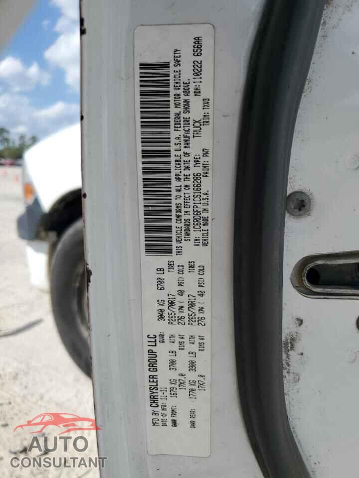 DODGE RAM 1500 2012 - 1C6RD6FP1CS166286