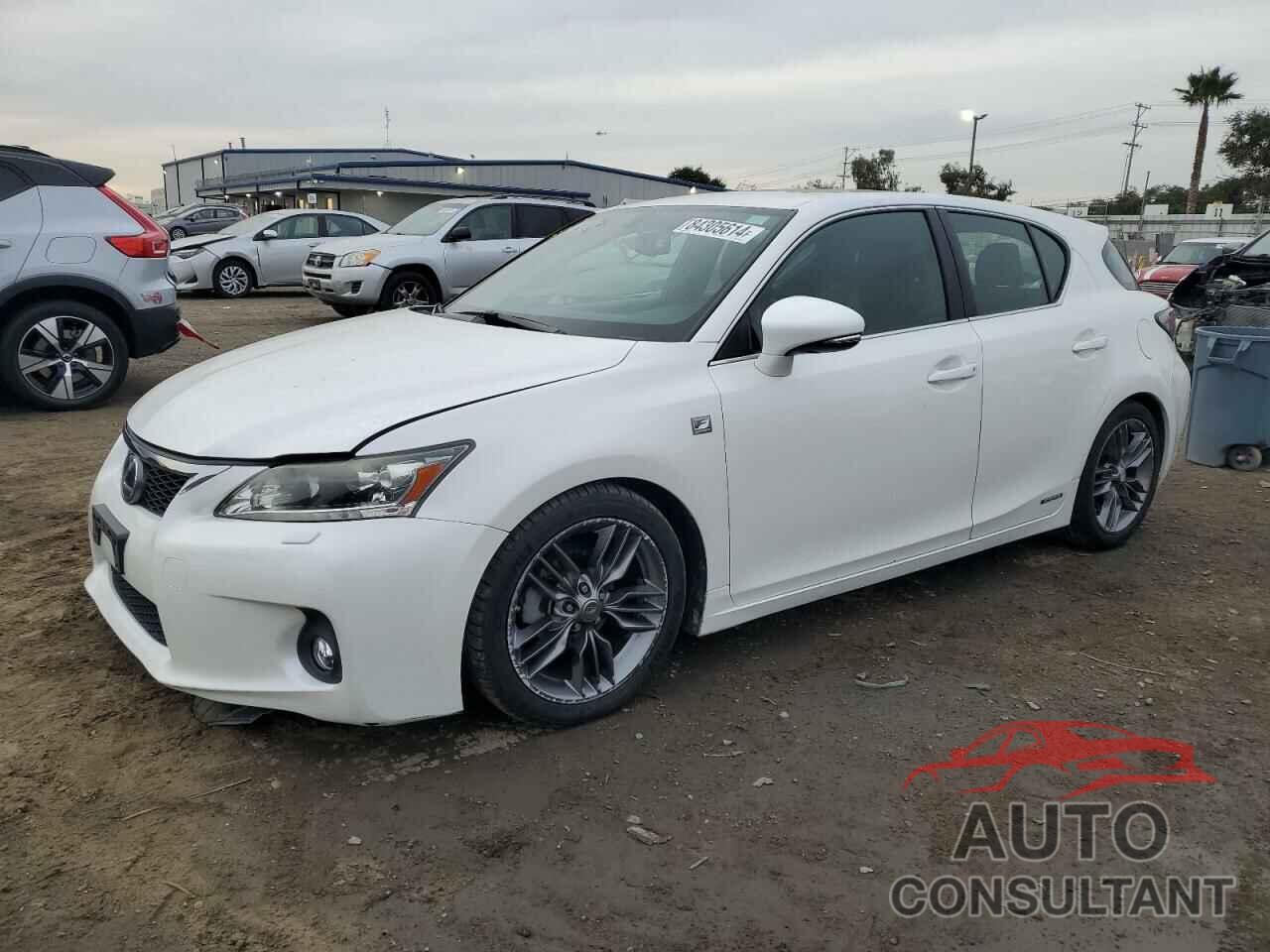 LEXUS CT 200 2012 - JTHKD5BH2C2055425