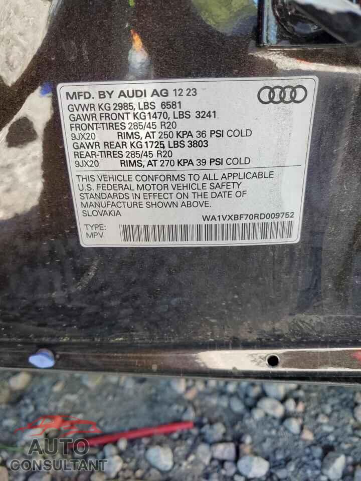 AUDI Q7 2024 - WA1VXBF70RD009752