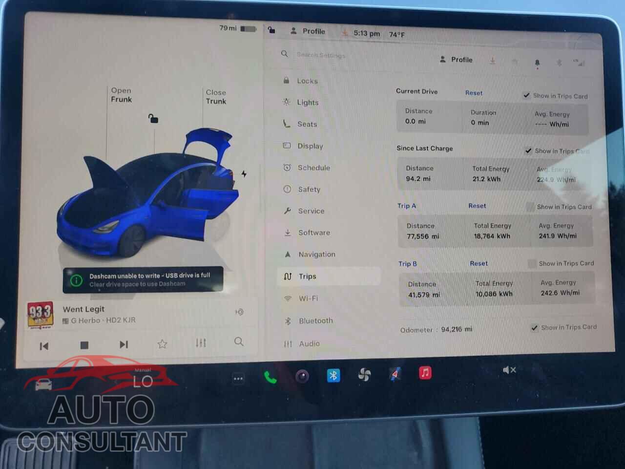 TESLA MODEL 3 2023 - 5YJ3E1EAXPF450563