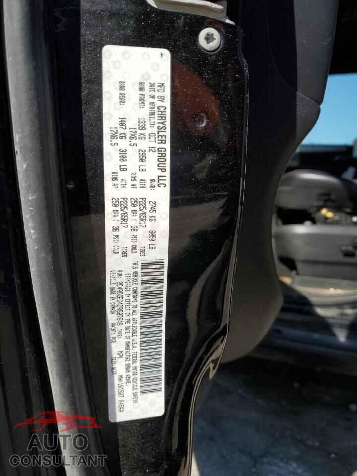 DODGE CARAVAN 2013 - 2C4RDGEG4DR587549