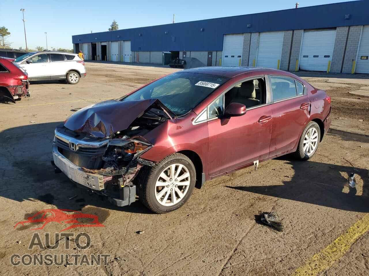 HONDA CIVIC 2012 - 19XFB2F96CE026958