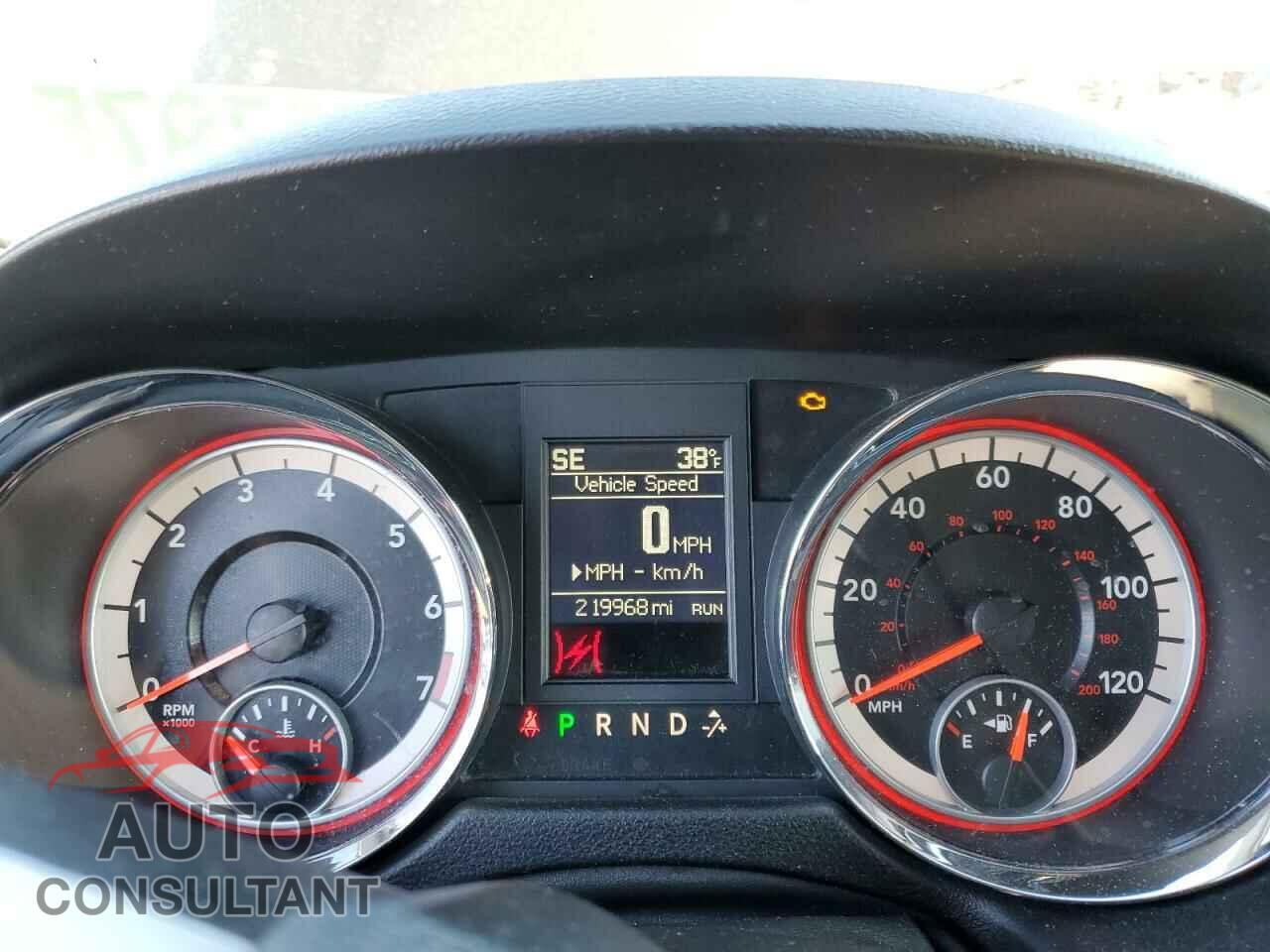 DODGE CARAVAN 2012 - 2C4RDGDG7CR218863