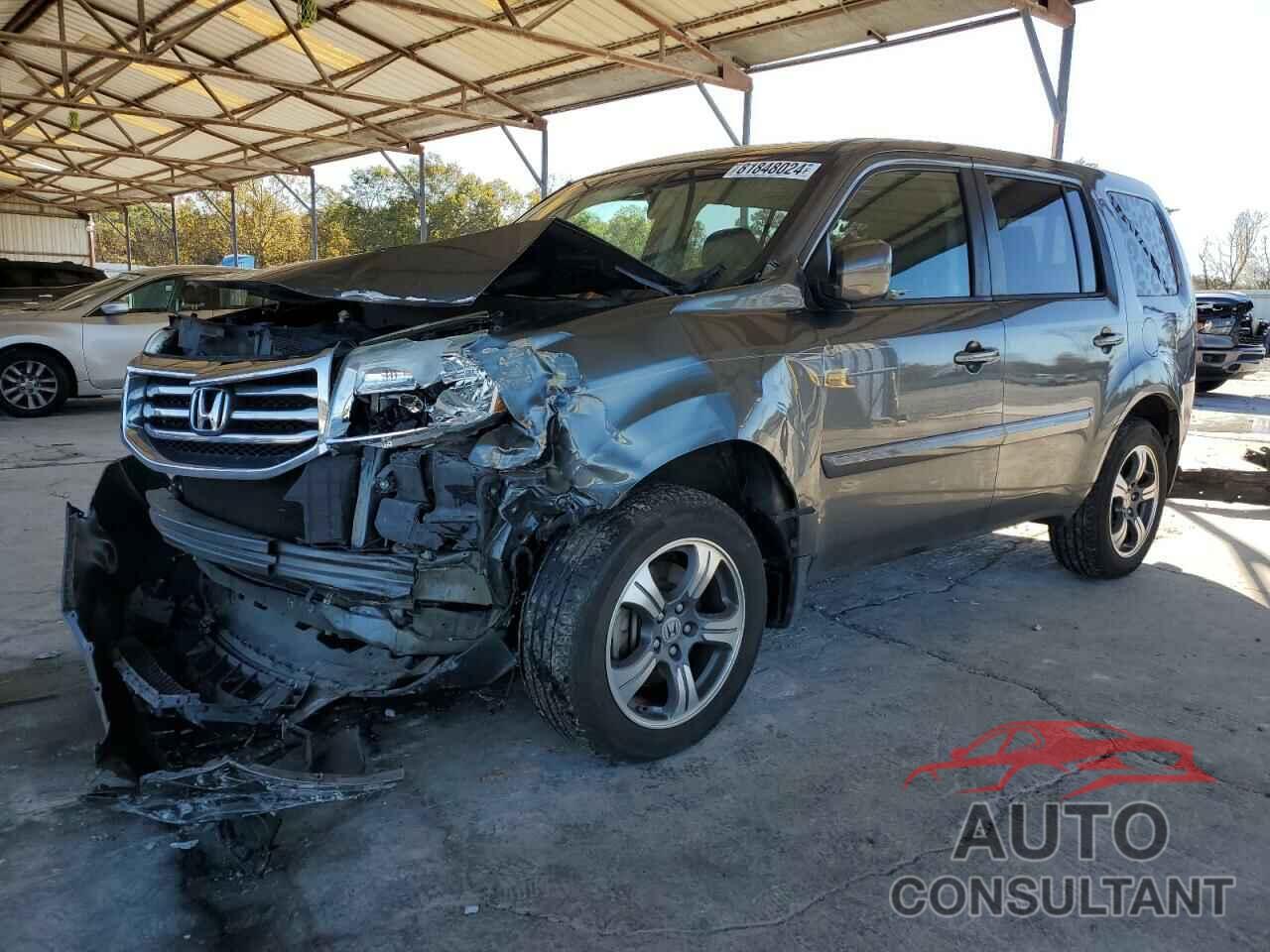 HONDA PILOT 2012 - 5FNYF3H57CB001297