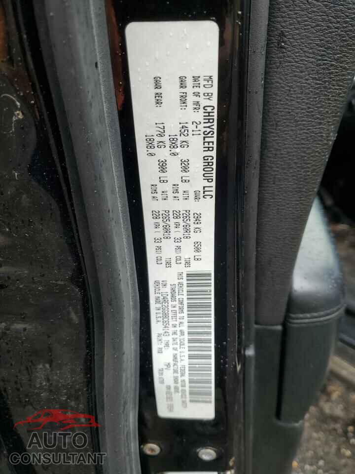 DODGE DURANGO 2011 - 1D4RE2GG8BC654143