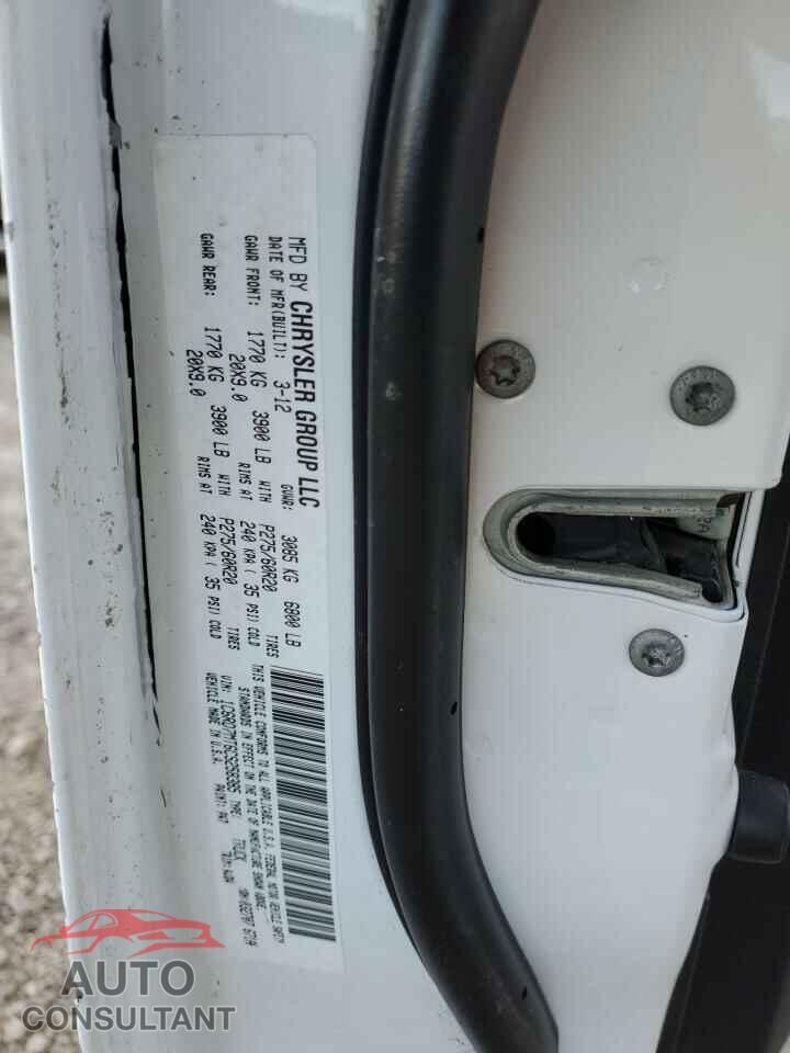 DODGE RAM 1500 2012 - 1C6RD7MT6CS258385