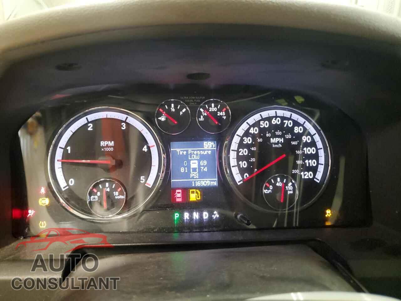 DODGE RAM 2500 2012 - 3C6UD5CL2CG214231
