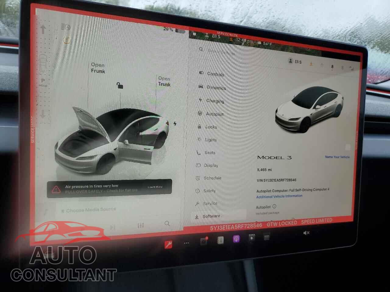 TESLA MODEL 3 2024 - 5YJ3E1EA5RF728546