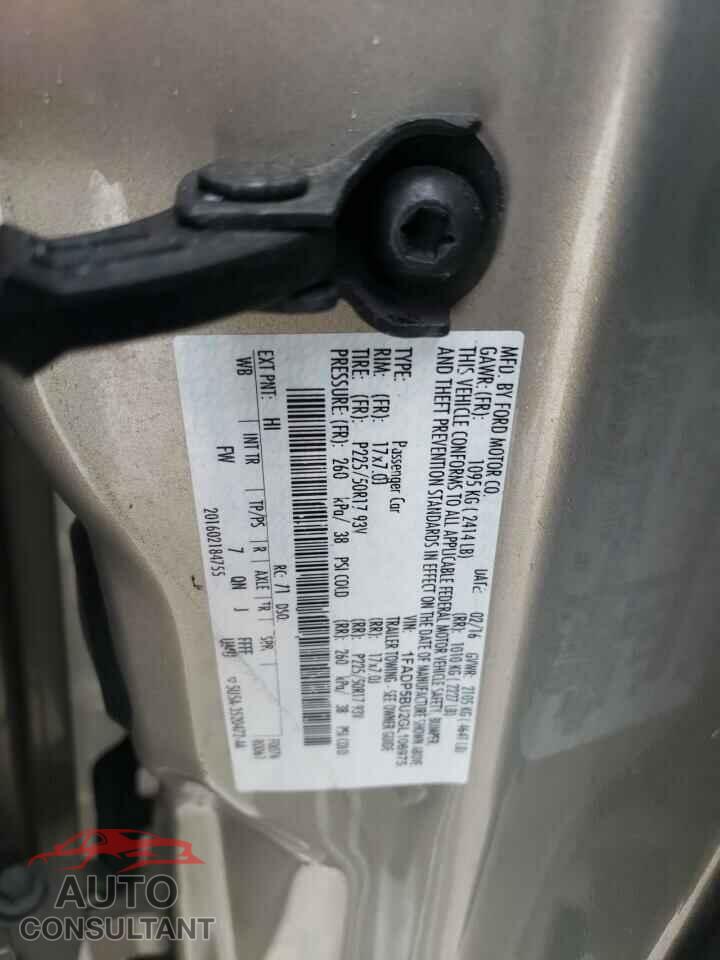 FORD CMAX 2016 - 1FADP5BU2GL106975