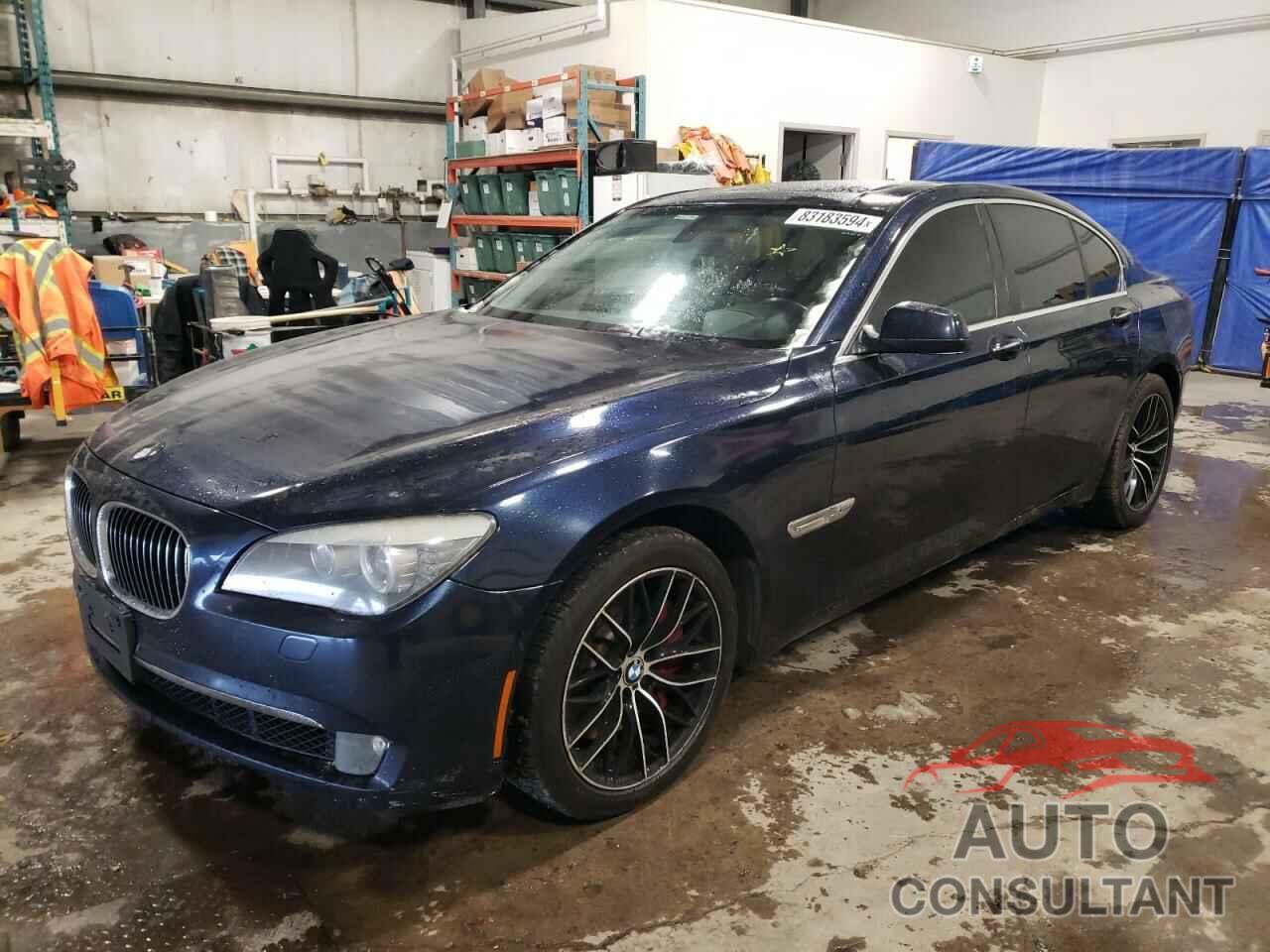 BMW 7 SERIES 2012 - WBAKC6C59CC395662