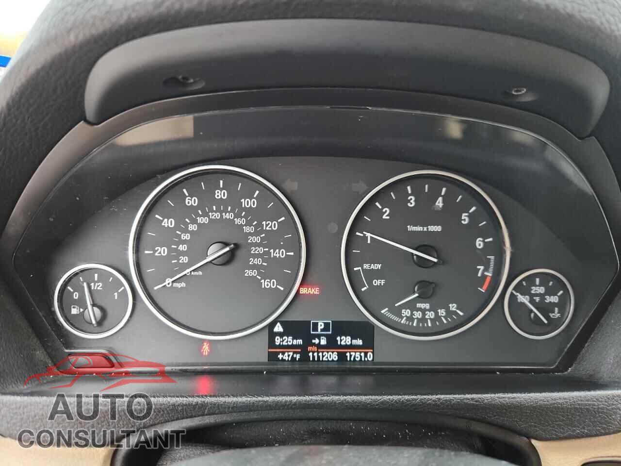 BMW 3 SERIES 2013 - WBA3B3C57DJ698099