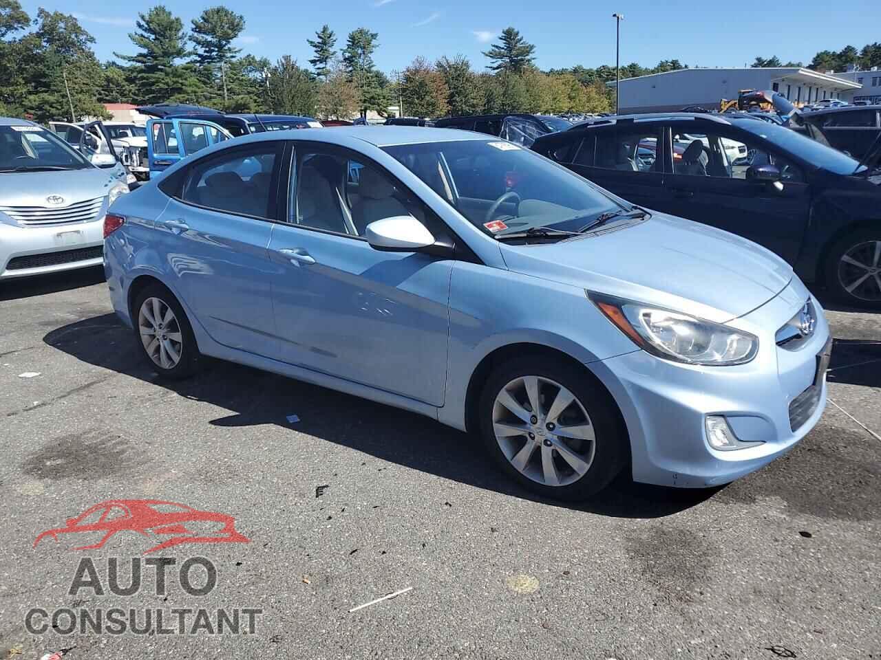 HYUNDAI ACCENT 2012 - KMHCU4AE7CU036389