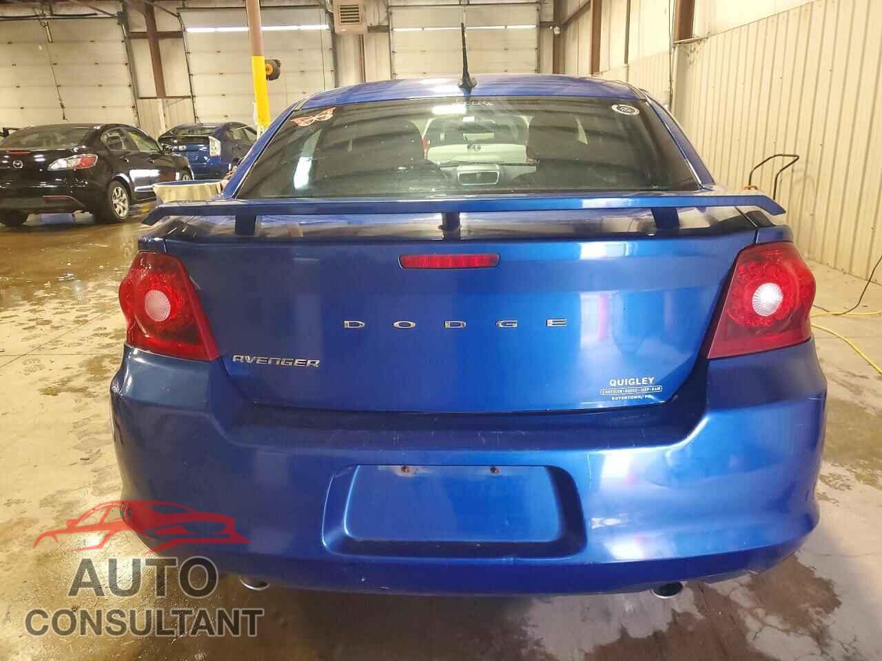 DODGE AVENGER 2013 - 1C3CDZAG6DN768578