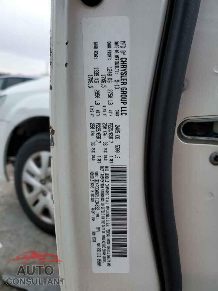 DODGE JOURNEY 2014 - 3C4PDCAB2ET134832