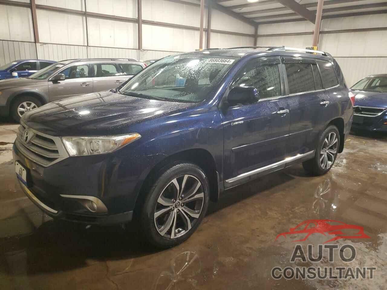 TOYOTA HIGHLANDER 2012 - 5TDDK3EH6CS106272