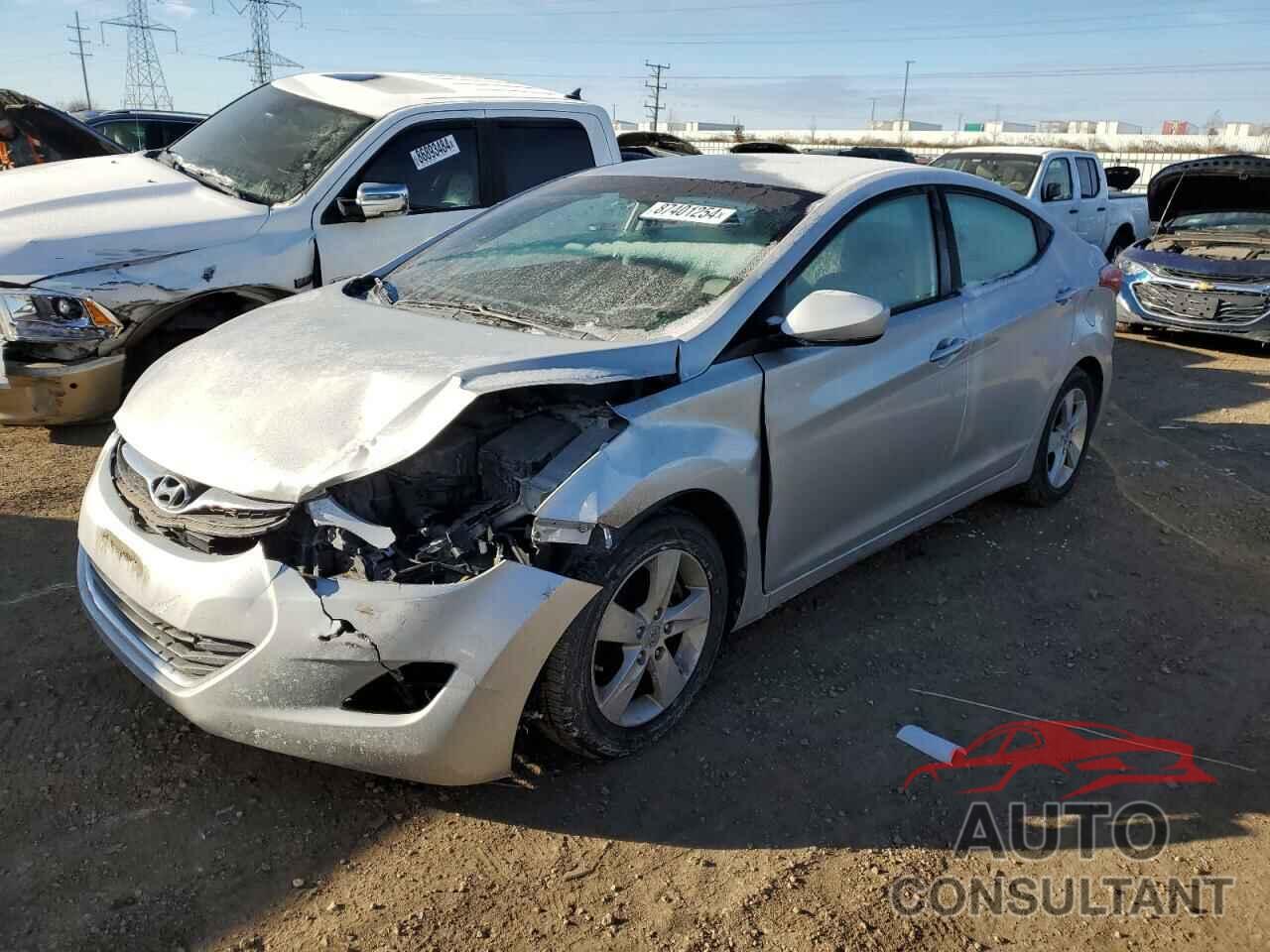 HYUNDAI ELANTRA 2012 - KMHDH4AE1CU321713