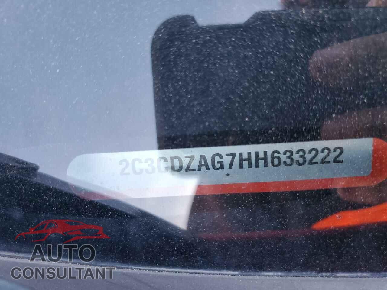 DODGE CHALLENGER 2017 - 2C3CDZAG7HH633222