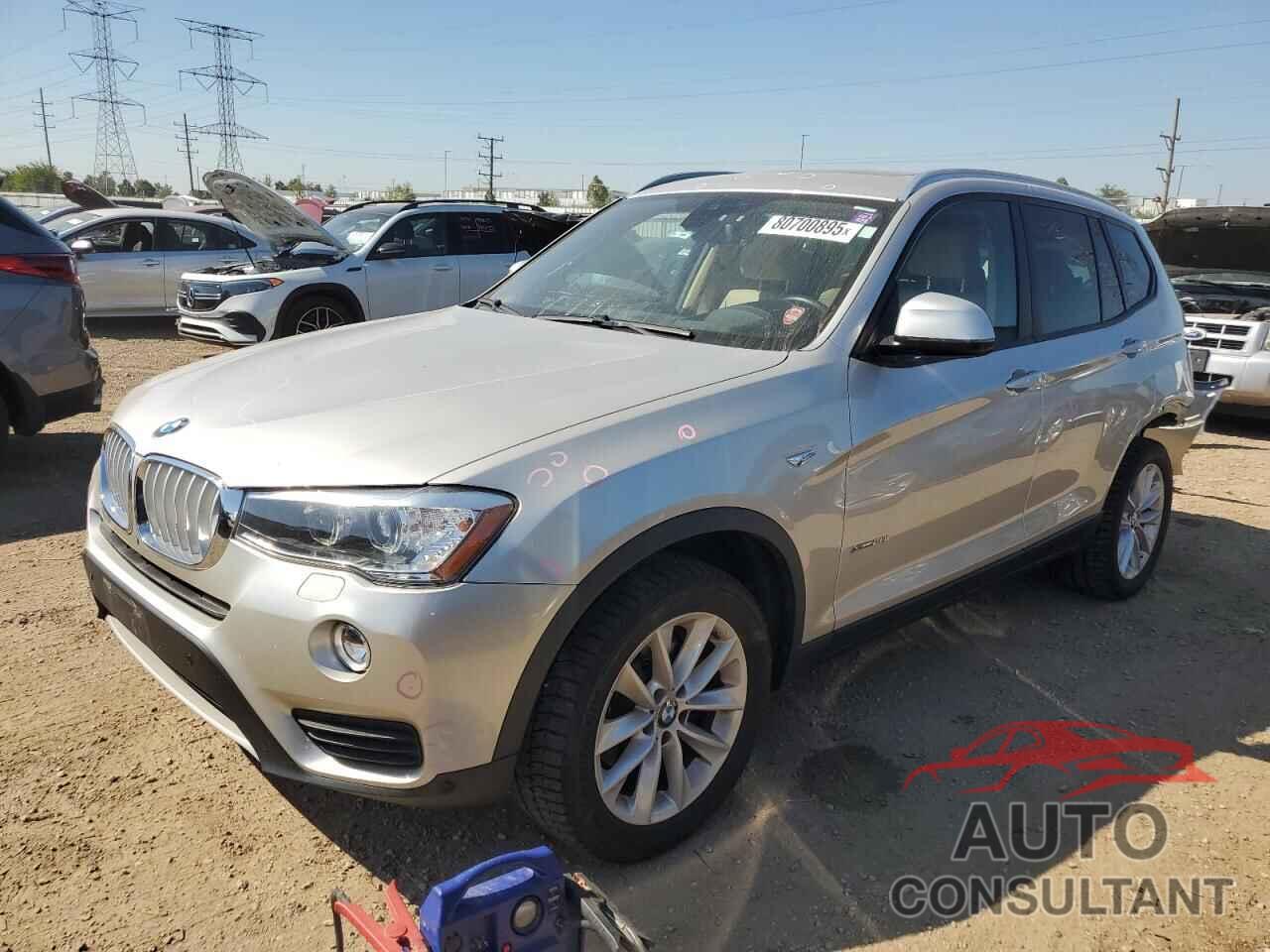 BMW X3 2017 - 5UXWX9C39H0W74254