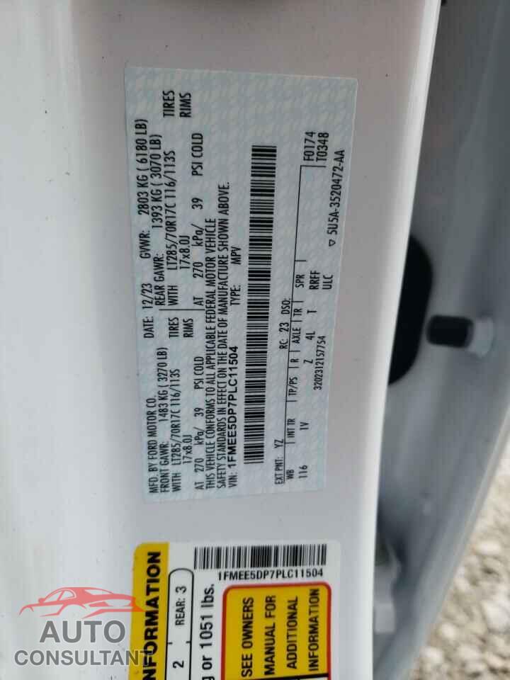 FORD BRONCO 2023 - 1FMEE5DP7PLC11504