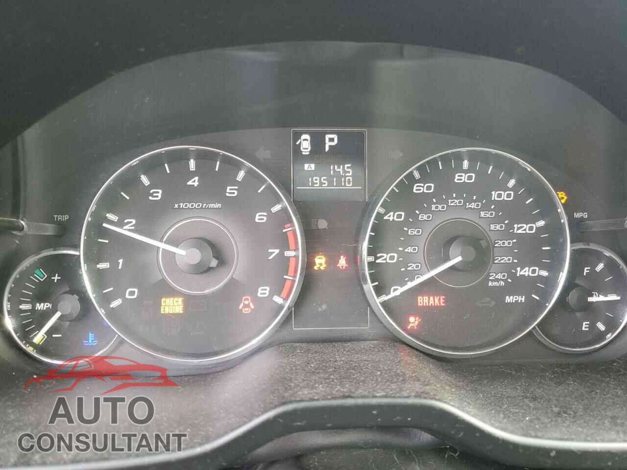 SUBARU OUTBACK 2011 - 4S4BRBLC5B3352147