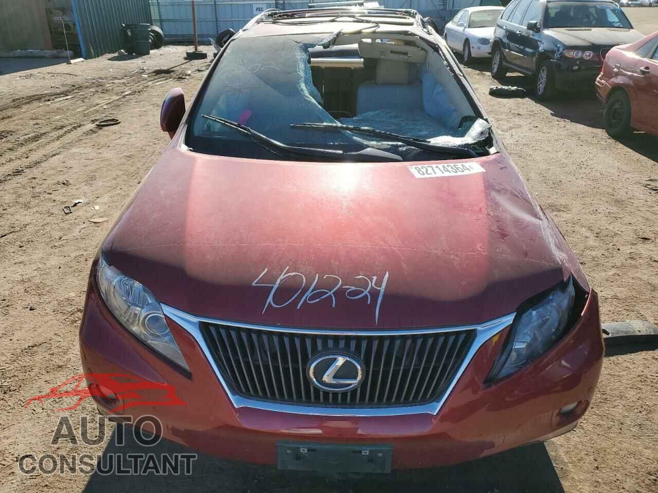 LEXUS RX350 2011 - 2T2BK1BA2BC108011