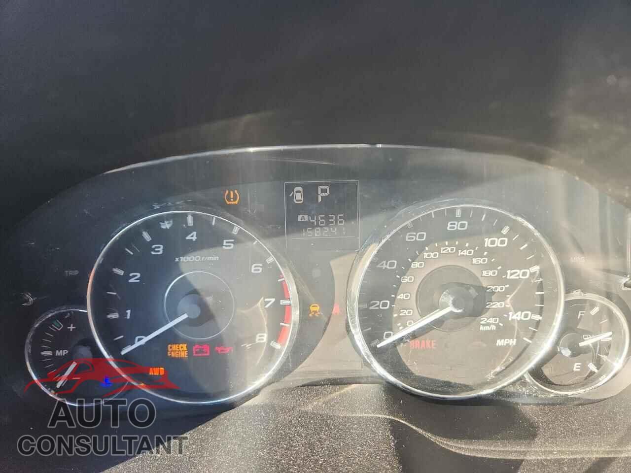 SUBARU OUTBACK 2012 - 4S4BRBKC5C3240791