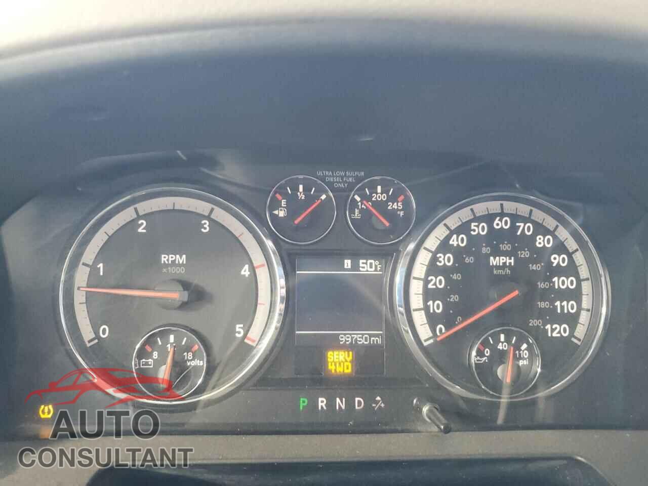 DODGE RAM 2500 2012 - 3C6UD5CL6CG100720