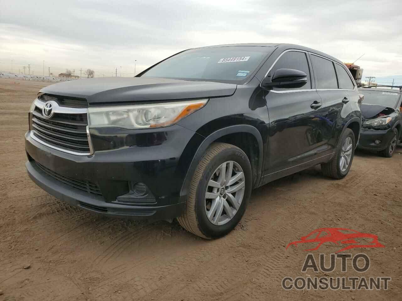 TOYOTA HIGHLANDER 2016 - 5TDZARFH5GS017521