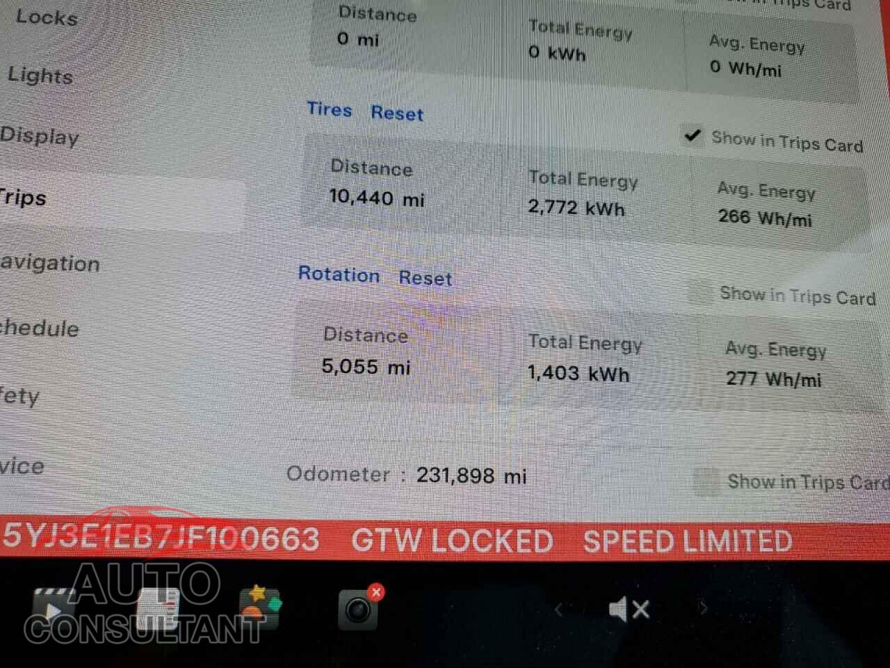 TESLA MODEL 3 2018 - 5YJ3E1EB7JF100663