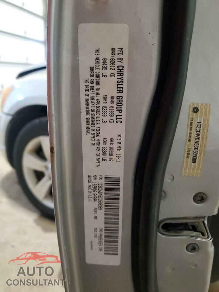 DODGE CALIBER 2012 - 1C3CDWDA5CD508389