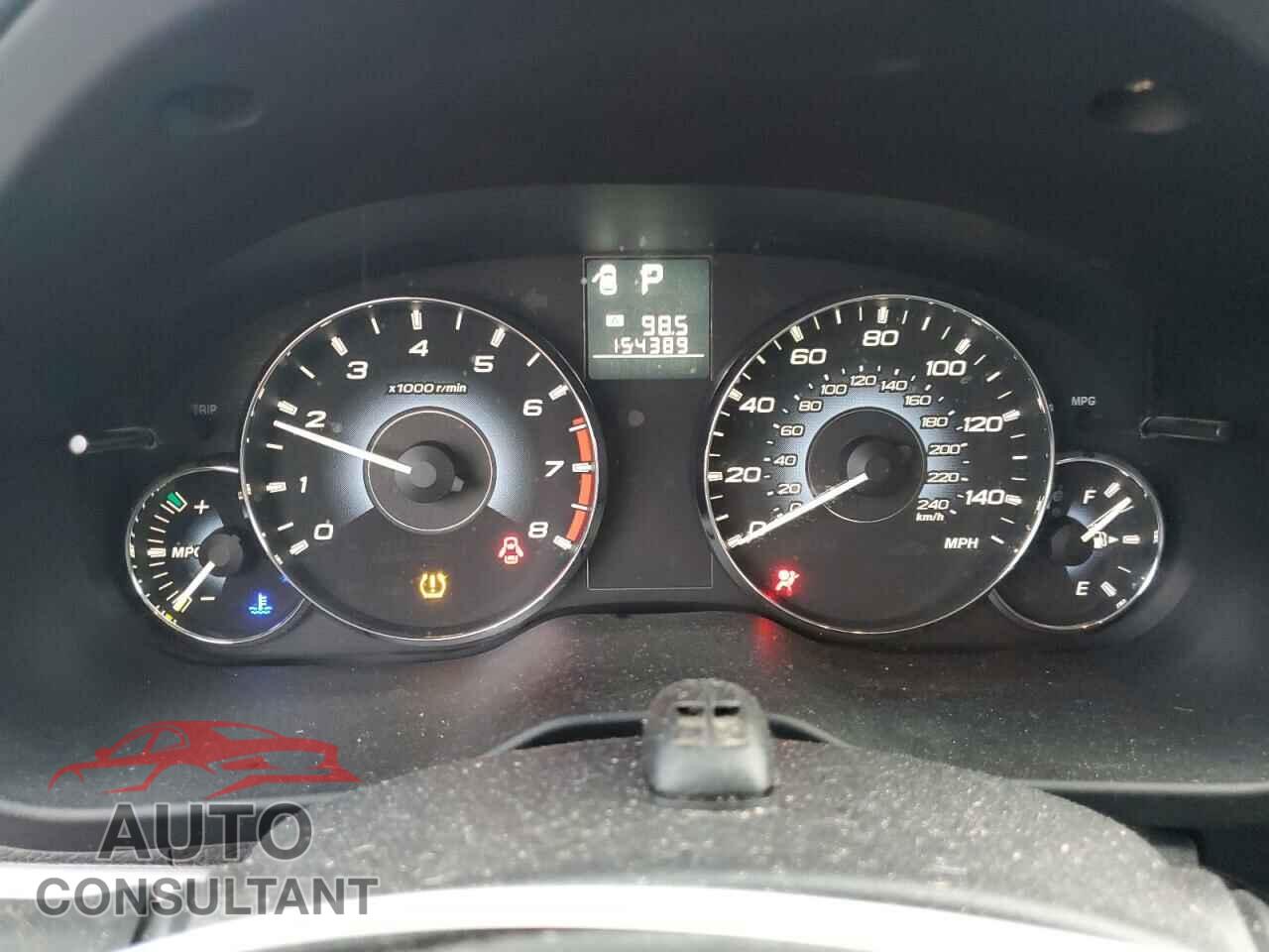 SUBARU OUTBACK 2010 - 4S4BRBGC8A3320141