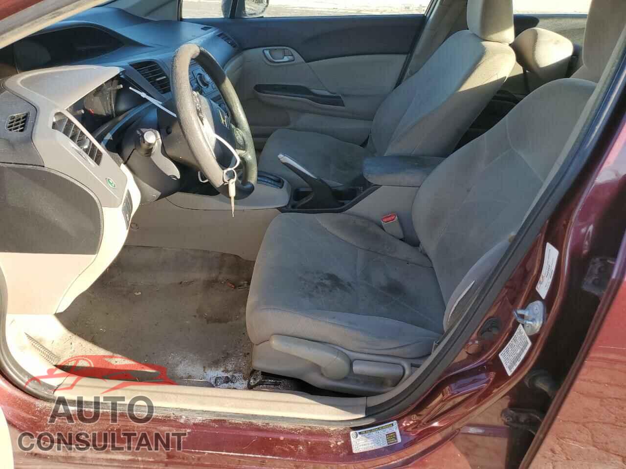 HONDA CIVIC 2012 - 19XFB2F55CE031582