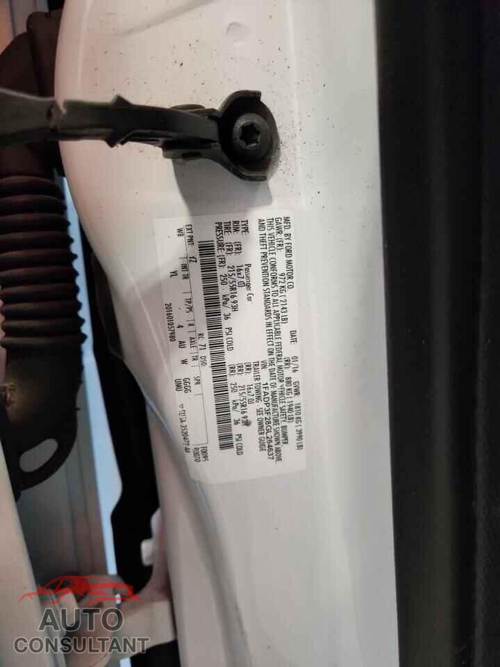 FORD FOCUS 2016 - 1FADP3F28GL264637