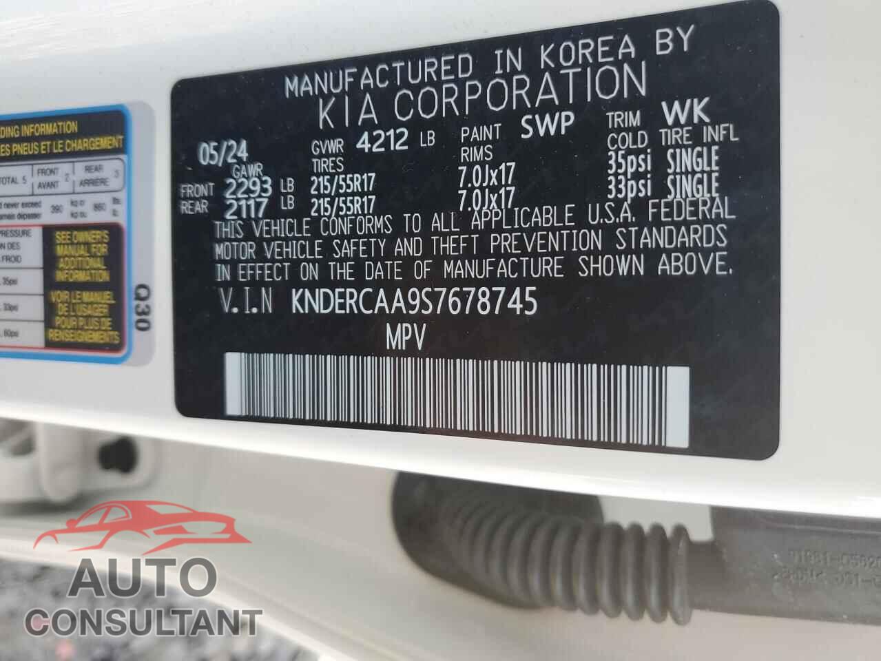 KIA SELTOS 2025 - KNDERCAA9S7678745