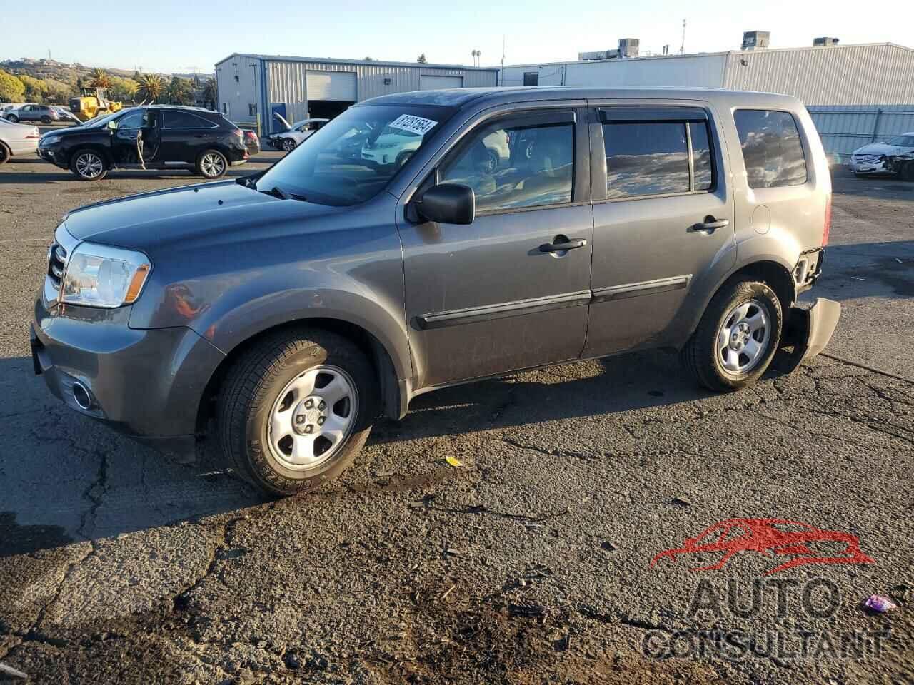 HONDA PILOT 2012 - 5FNYF3H20CB041615